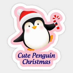 Cute Penguin christmas Sticker